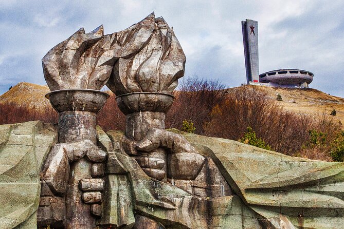 A Day trip to the Thracian Kings, The Valley of Roses & Buzludzha - Buzludzha Monument: the abandoned 1974 UFO and why you see it from outside
