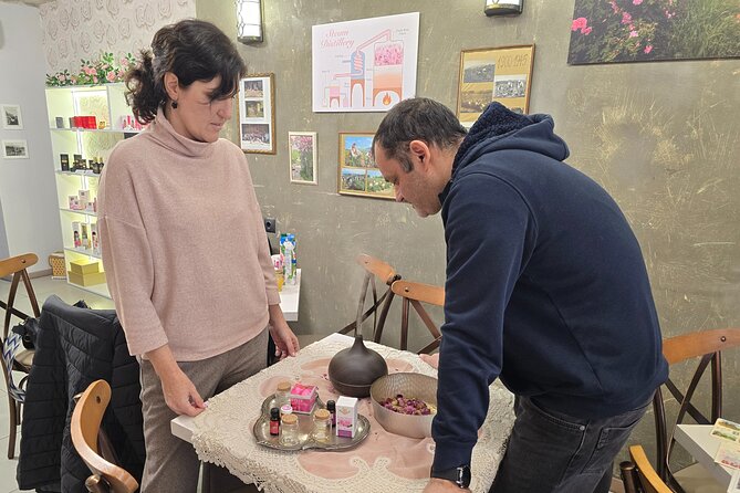 Bulgarian Rose Aromatic Experience - The rose tea, rose delight, rose jam, and honey tasting