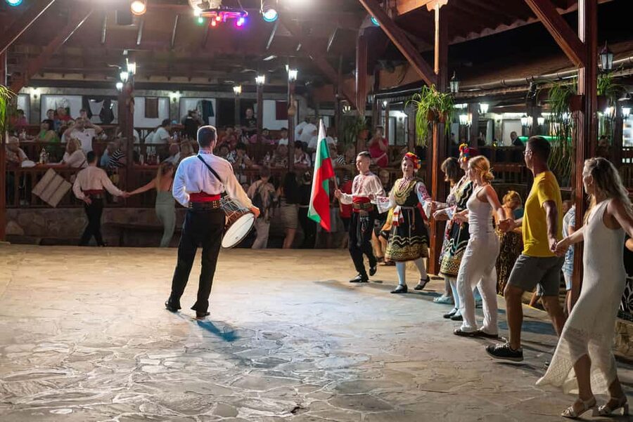 Bulgarian Village Folklore Show with Dinner - A Bulgarian Village Evening in Bata, With Folk Songs and Fire at the Center