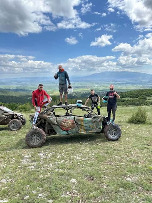 Extreme UTV 4x4 Tours near Sofia - Maverick X3 RS MAX and the instructor setup
