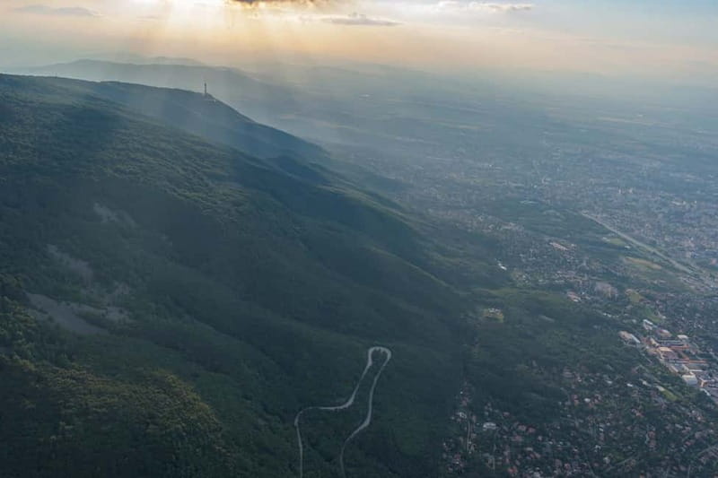 Paragliding Sofia from Above - From takeoff to first glide: where the nerves go
