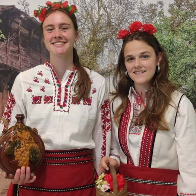 Photos with traditional costumes in Sofia - Learning the look: costume regions and jewelry details you will notice