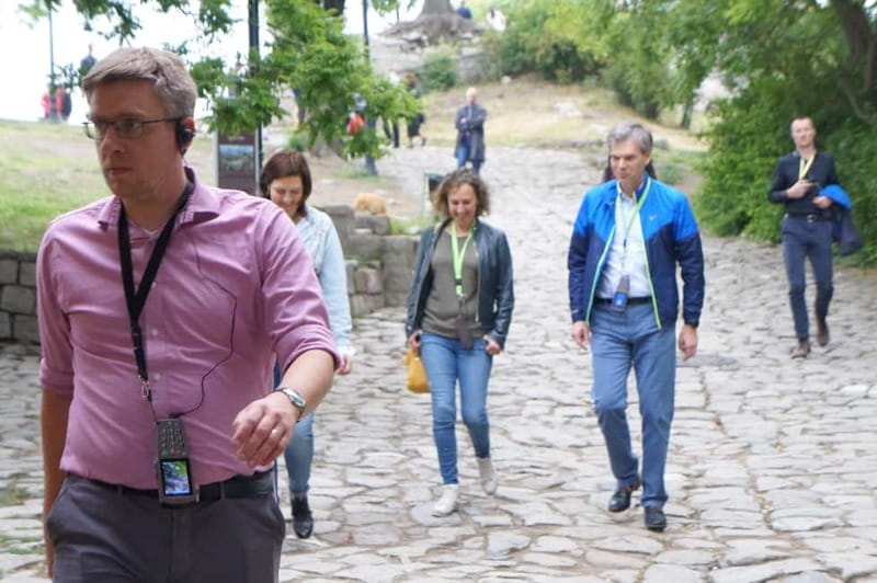 Plovdiv: Old Town Guided Walking Tour & Audioguide & Museum - Getting started at Ramada Trimontium, and how the audio game works