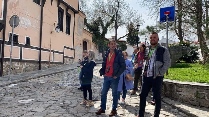 Plovdiv: Old Town Guided Walking Tour & Audioguide & Museum - Inside the early Christian and Roman layers: Bishop’s Basilica, St. Louis, and the Roman Forum
