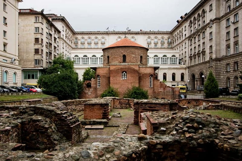 Sofia Afternoon Walking Tour with Wine and Food Tasting - Ivan Vazov National Theatre and the garden setting