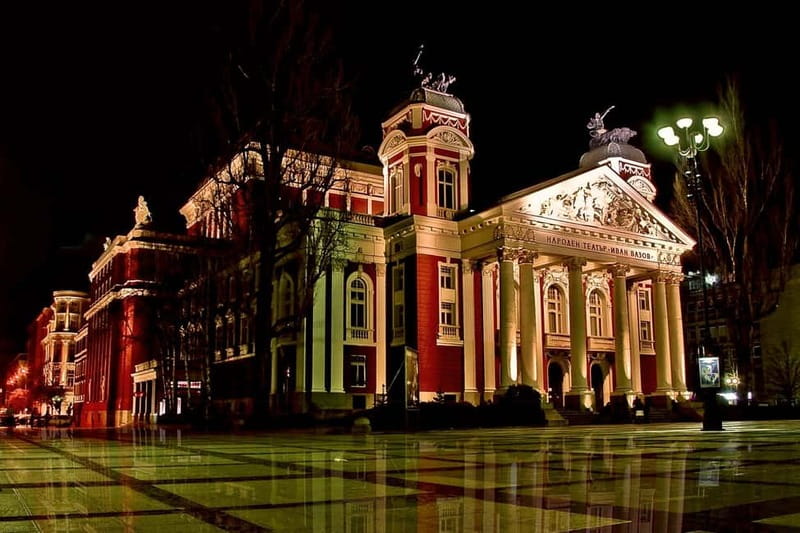 Sofia by Night: Panoramic City Tour and Folklore Dinner - Narodno Sabranie, Tsar Osvoboditel, and the Serious Side of Sofia