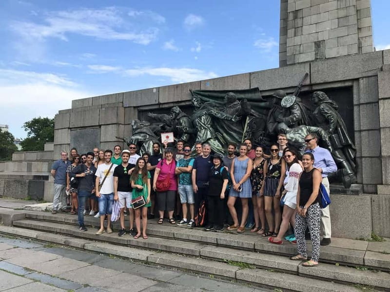 Sofia: Communist Walking Tour - Hotel Rila and the communist skyline, where architecture carries a message