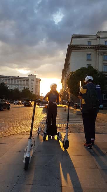 Sofia: Electric Scooter Guided Tour - Meeting point and gear up: the safety-first start
