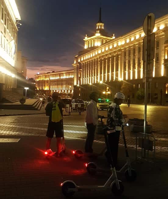 Sofia: Electric Scooter Guided Tour - Down Vitosha Boulevard and up to South Park