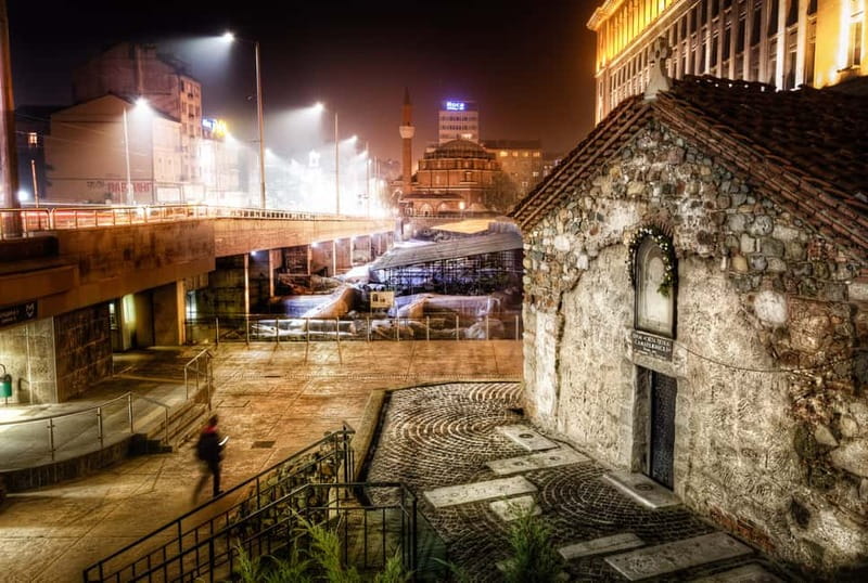 Sofia Half-Day Tour - National Theater garden, Church of St. George, and Roman remains