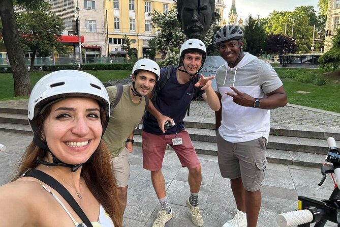 Sofia on an Electric Scooter - Guided Tour - Knyazheska Garden, Eagle’s Bridge, and the Shift Into the Park Mindset