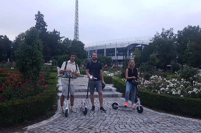 Sofia on an Electric Scooter - Guided Tour - St. Sedmochislenitsi Church and the Finish Near Shishman Street