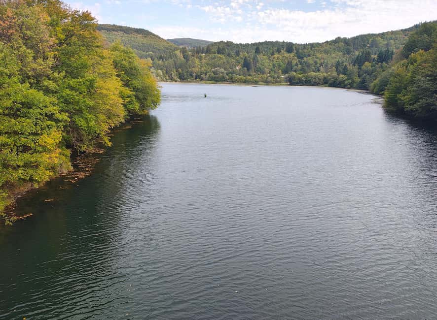 Sofia, Pancharevo lake+Iskar river, guided. Pick up drop-off - Dolni Pasarel stop: a quick viewpoint break with river energy