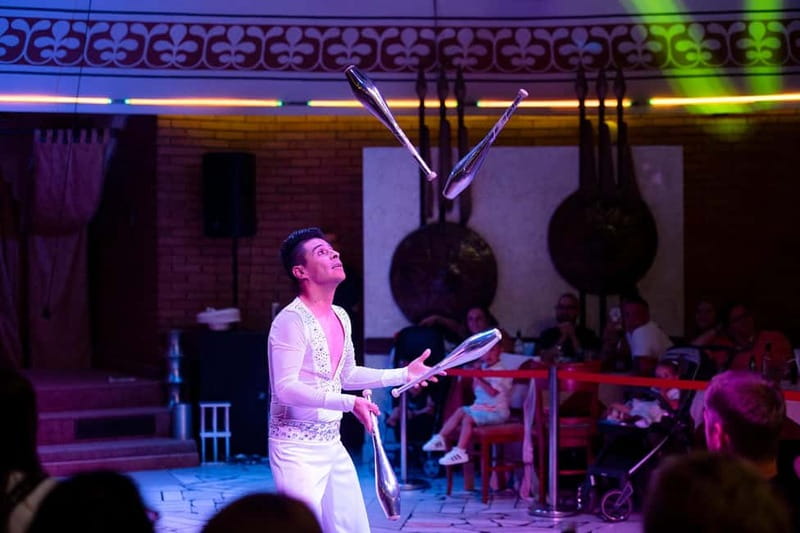 Sveti Vlas: Khan's Tent Restaurant w/ Music & Transportation - Terrace views over Sunny Beach, Nesebar, and Saint Vlas